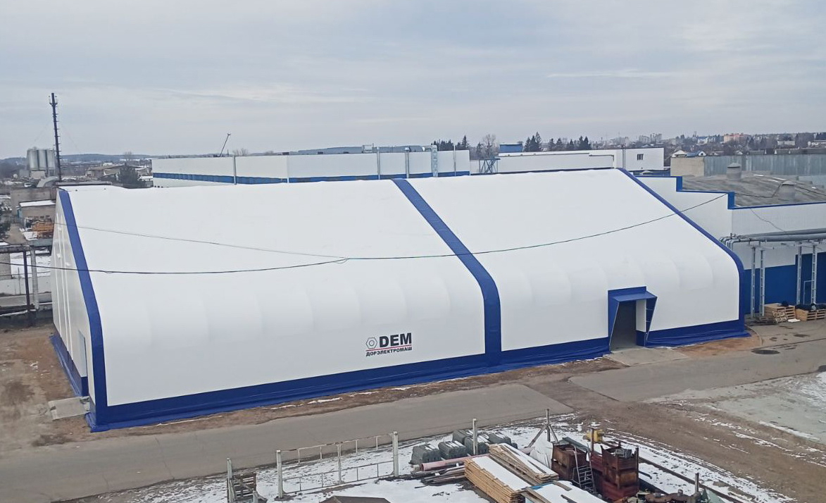 Ангар тентовый 28х45м