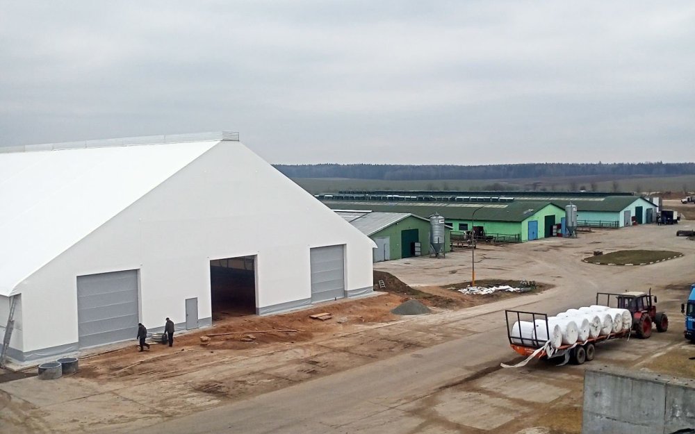 Ангар тентовый 30х72м 