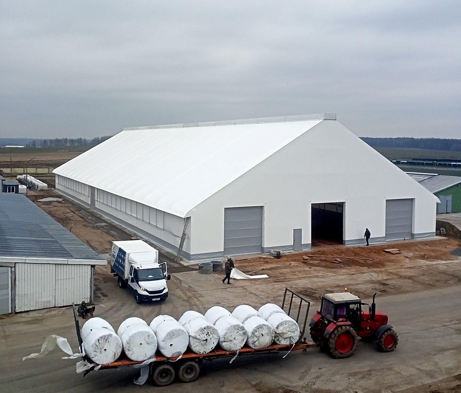 Ангар тентовый 30х72м 