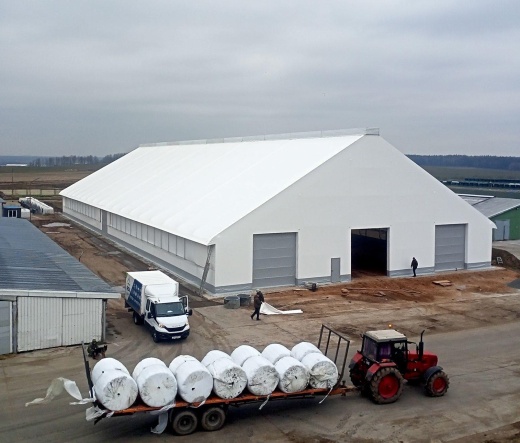 Ангар тентовый 30х72м 