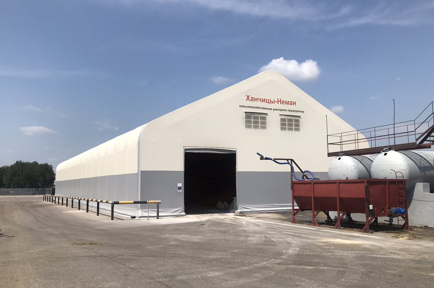 Ангар тентовый 20х54м