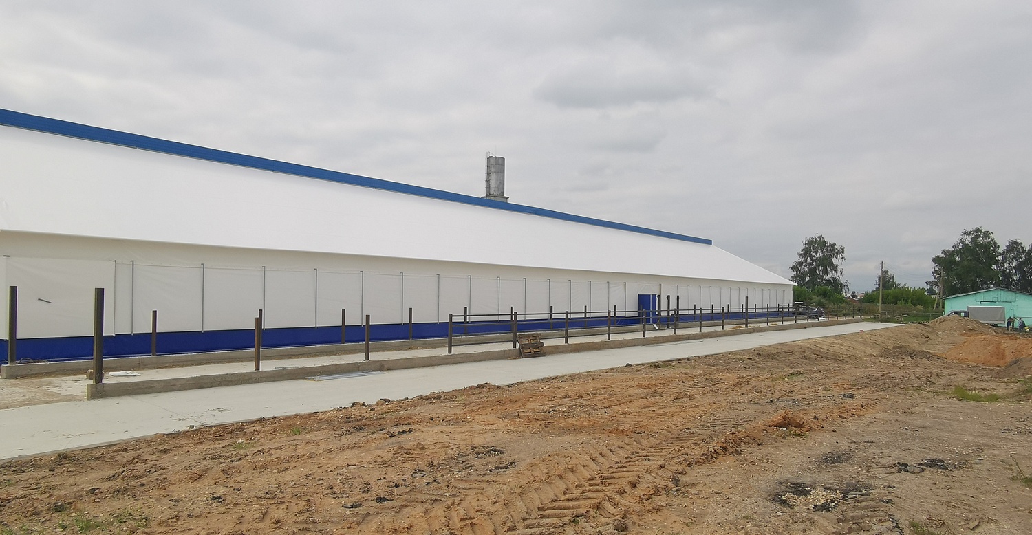 Ангар тентовый 19х76м